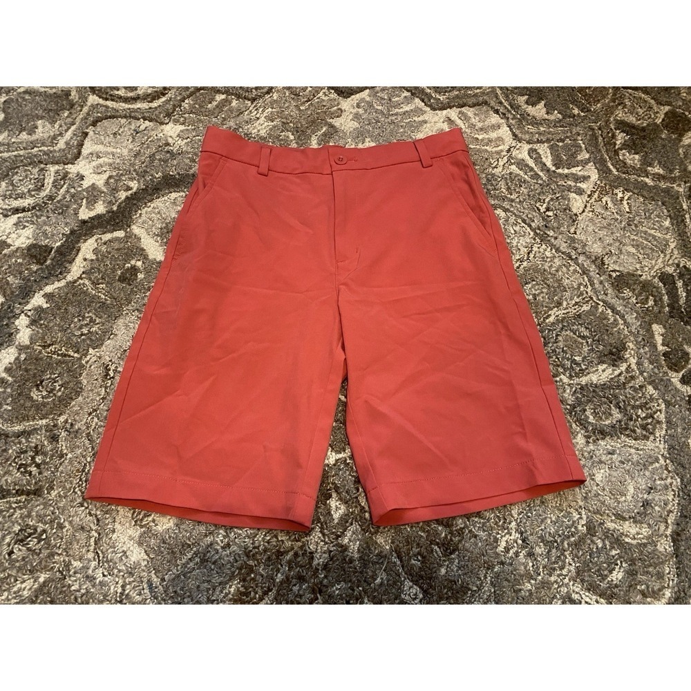 EUC Boys Vineyard Vines Lightweight Performance Shorts Adjustable Waist-16 Pink